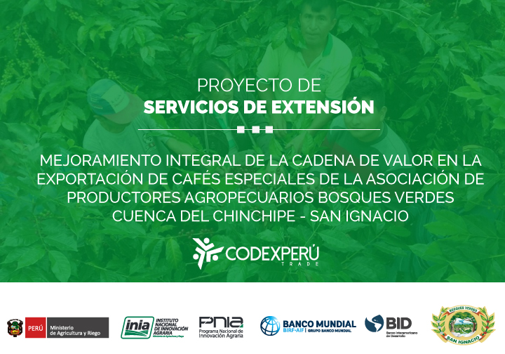 Mejoramiento integral de la cadena de valor en la exportación de cafés especiales de la Asociación de Productores Agropecuarios Bosques Verdes Cuenca del Chinchipe - San Ignacio.